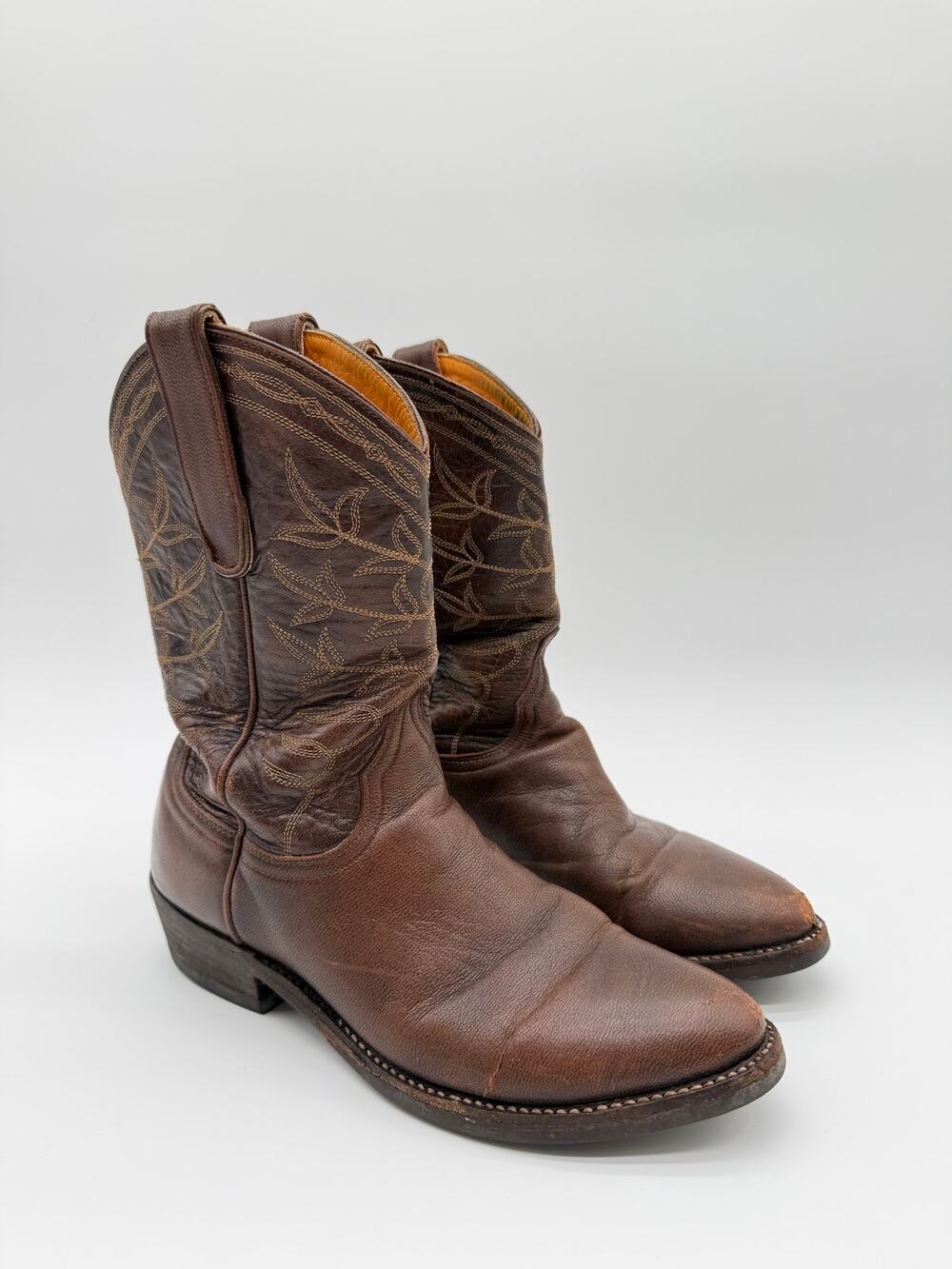 Old Gringo | Brown Leather Cowboy Boots Distressed Western Boots 6.5B